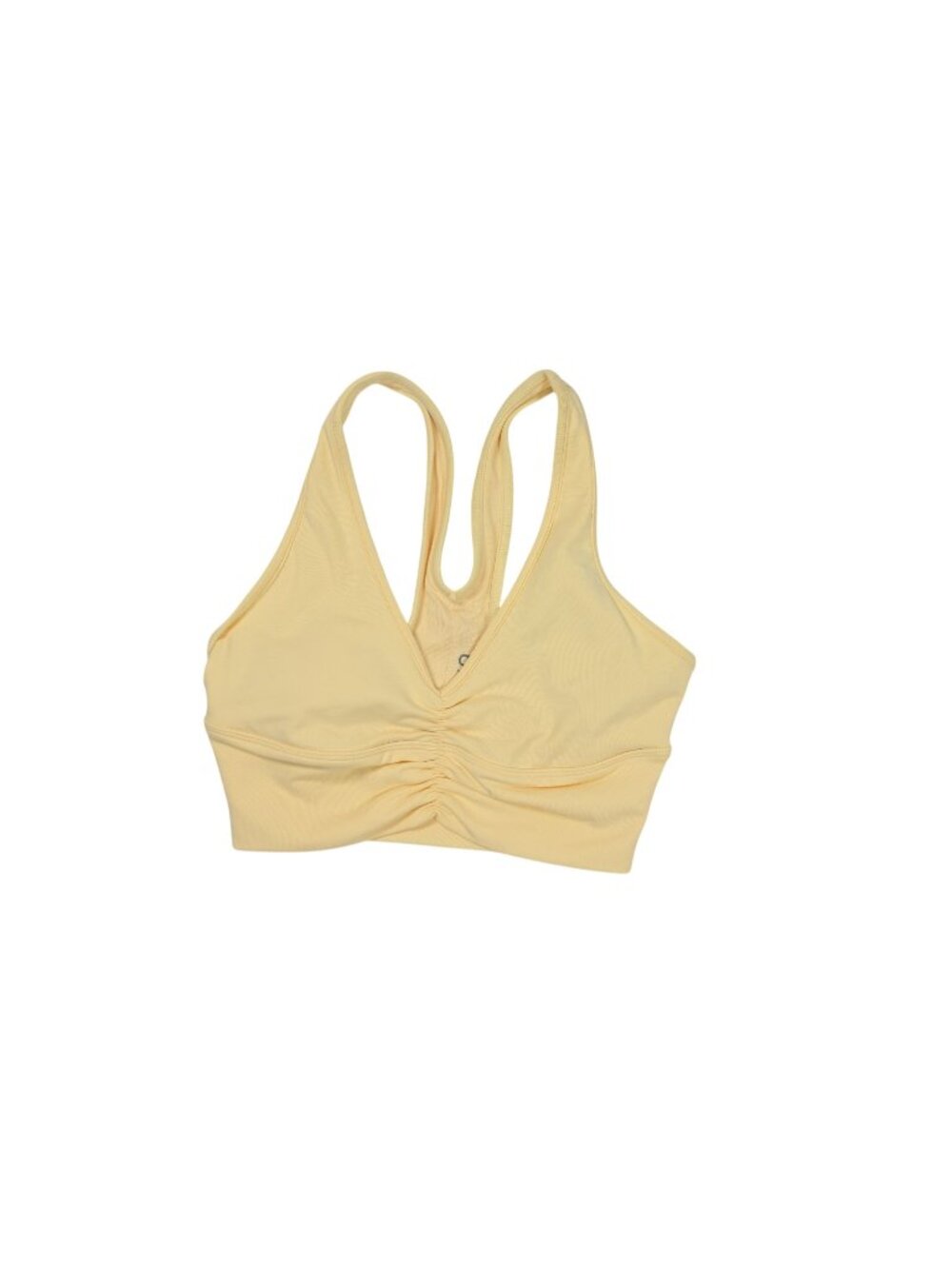 ALO Yoga Wild Thing Bra in Candlelight Yellow - Picture 1 of 3